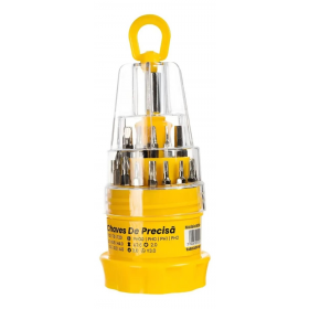 CHAVE DE PRECISAO KIT COM 31 PECAS BOMVINK CH-001