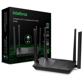 ROTEADOR INTELBRAS WIRELESS W6-1500 GIGABYTE 4750134