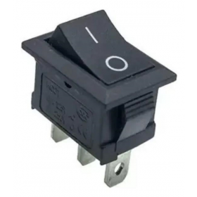 CHAVE GANGORRA ON/OFF 3A/250V 6A/125V 3 TERMINAIS