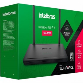 ROTEADOR INTELBRAS WIRELESS W4 300F 4750089