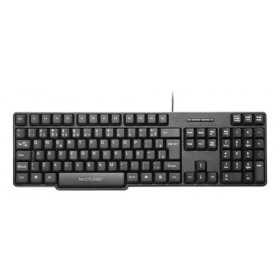 TECLADO COM FIO PS2 MULTILASER PRETO TC225