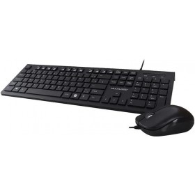 TECLADO COMBO COM FIO USB MULTIMIDIA  MULTILASER