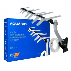 ANTENA DIGITAL + 15M DE CABO + SUPORTE AQUARIO EXTERNO DTV-3000