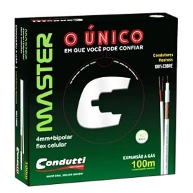 CAIXA CABO C/100MTS 4MM+2X0,26AWG CONDUTTI BR